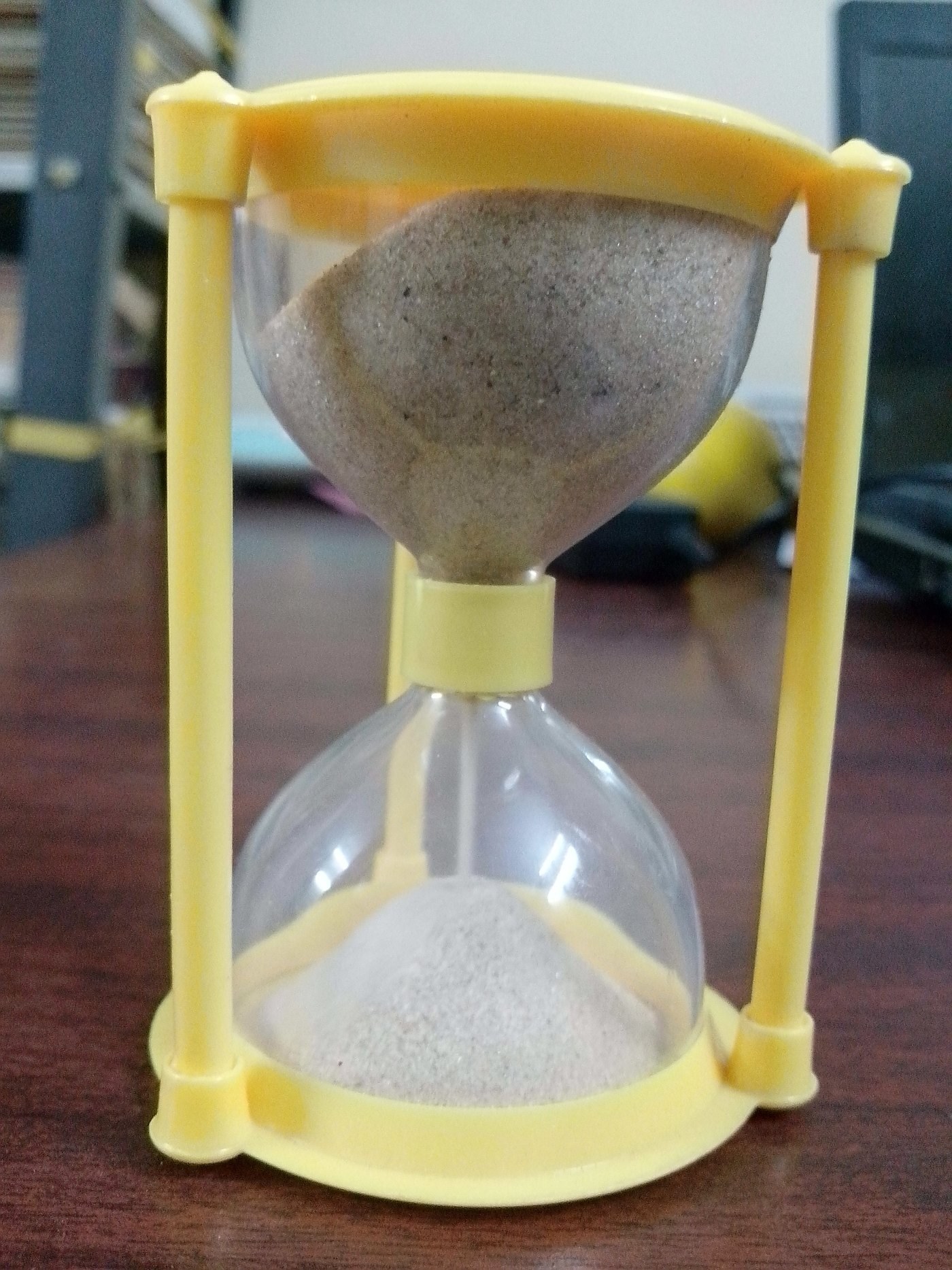 Reloj de arena, símbolo de tiempo y constancia